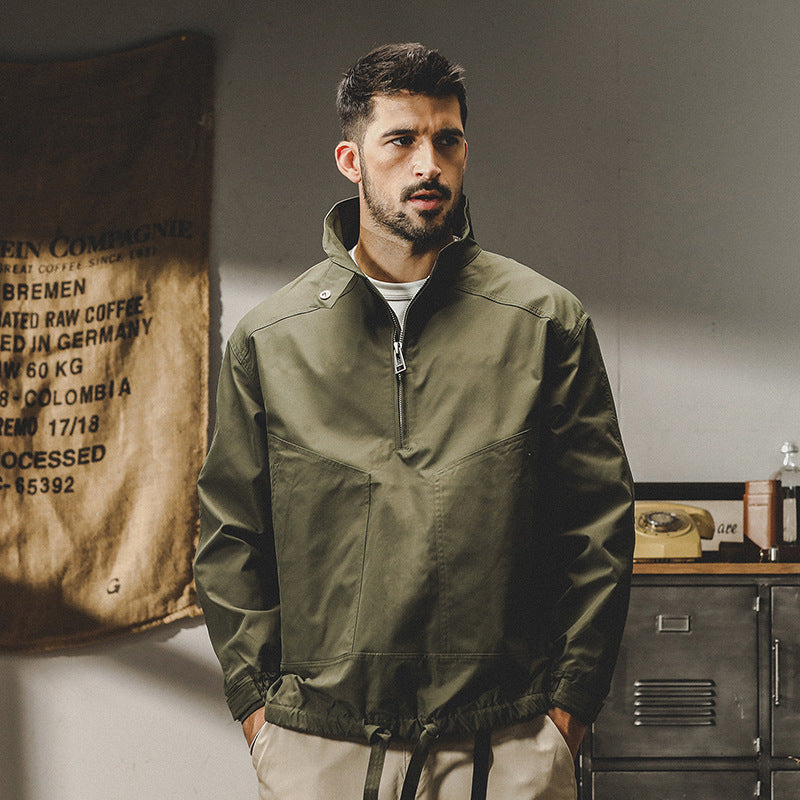 Herrjacka utomhus – Vind- och vattenavvisande – Avslappnad passform – Funktionell stil