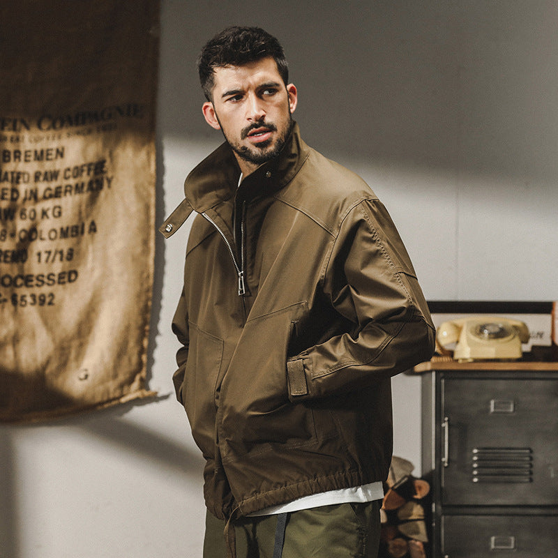 Herrjacka utomhus – Vind- och vattenavvisande – Avslappnad passform – Funktionell stil