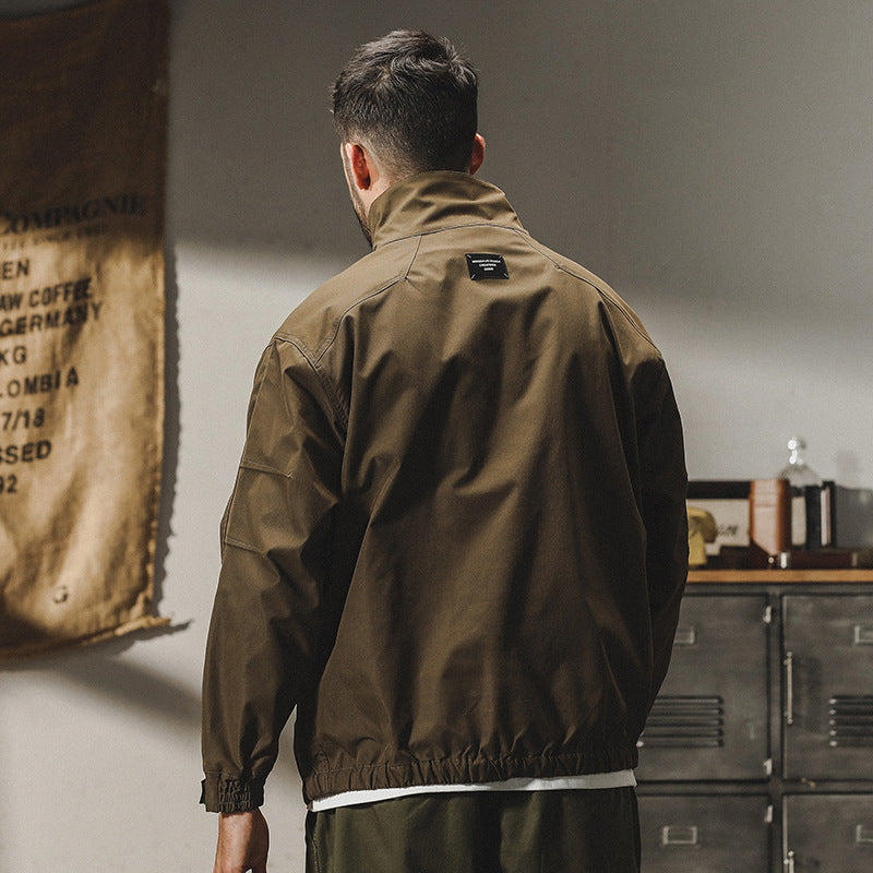 Herrjacka utomhus – Vind- och vattenavvisande – Avslappnad passform – Funktionell stil