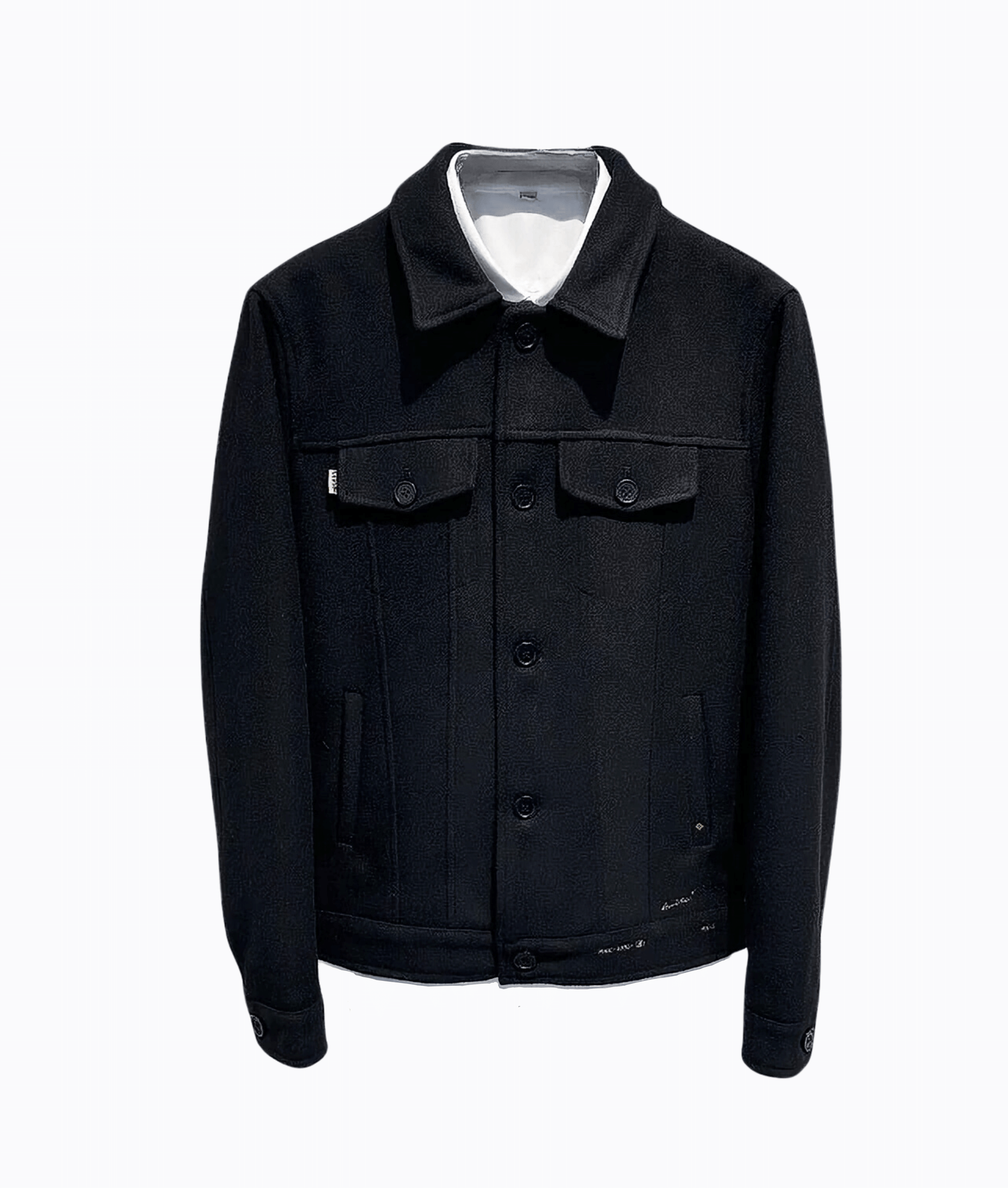 WOOL JACKET - Embroidered