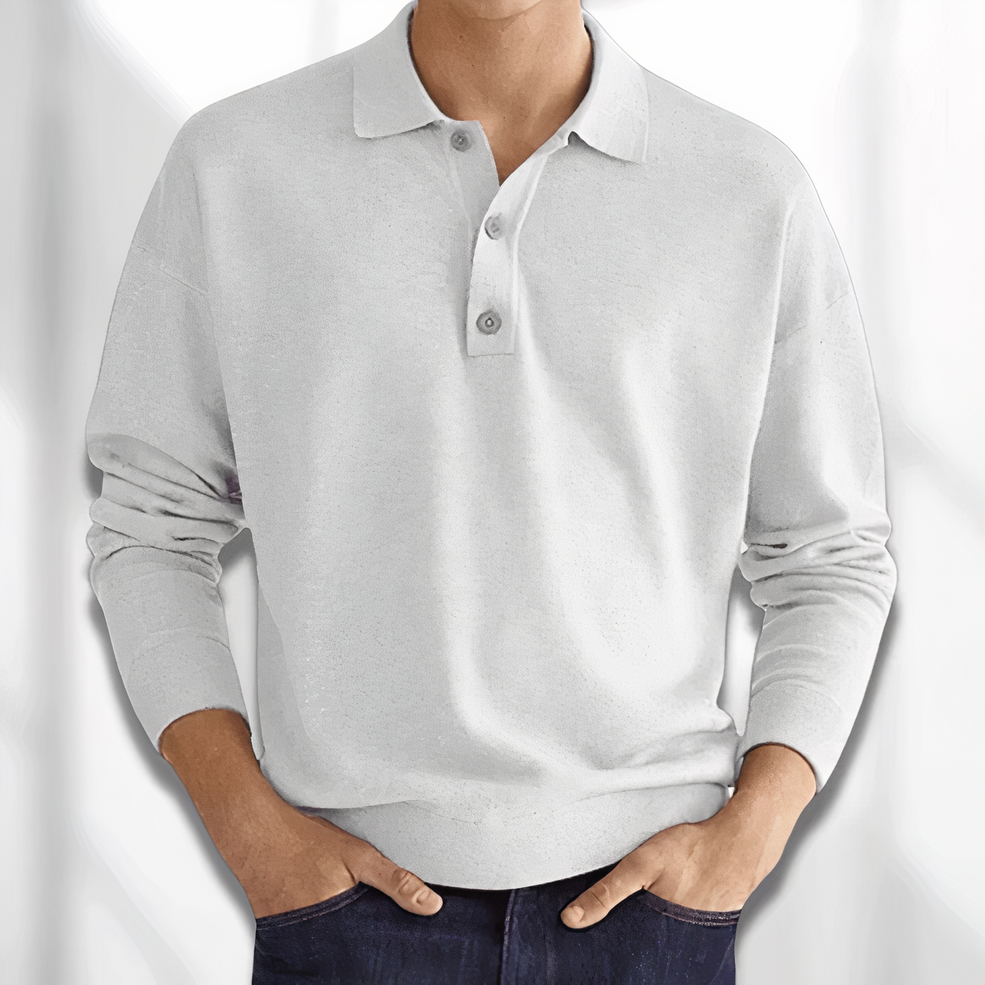 Roach - Langarm-Poloshirt
