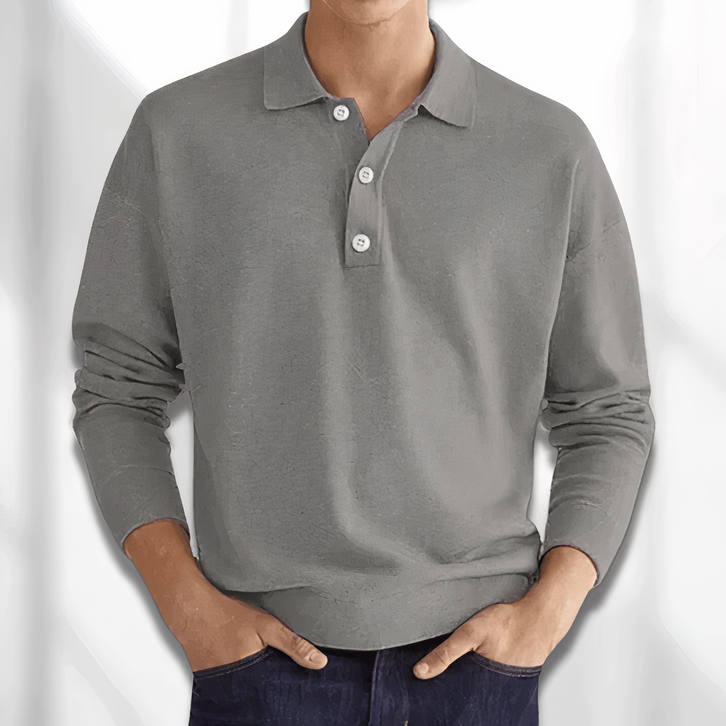 Roach - Langarm-Poloshirt