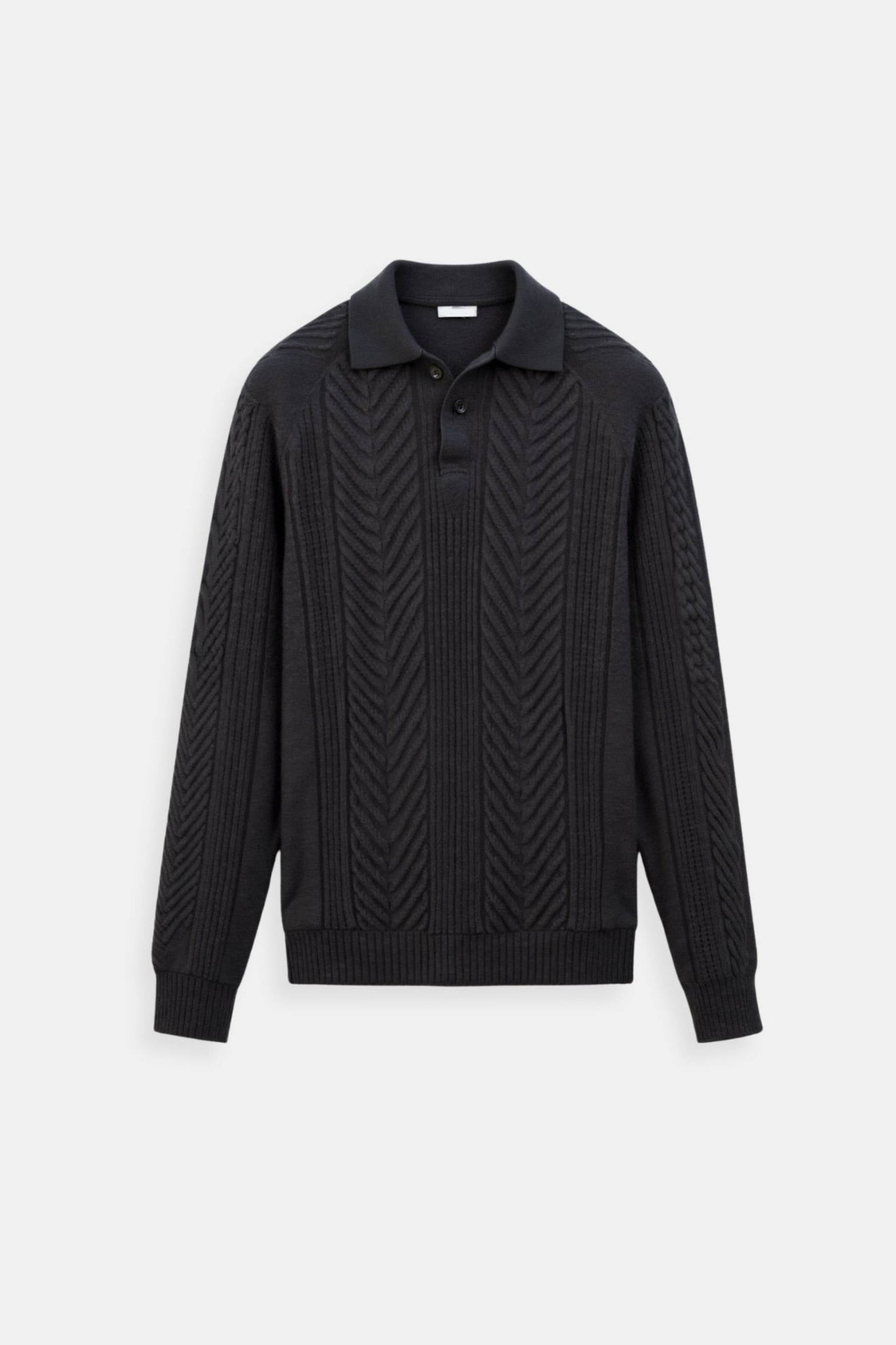 Retro polotröja med långa ärmar