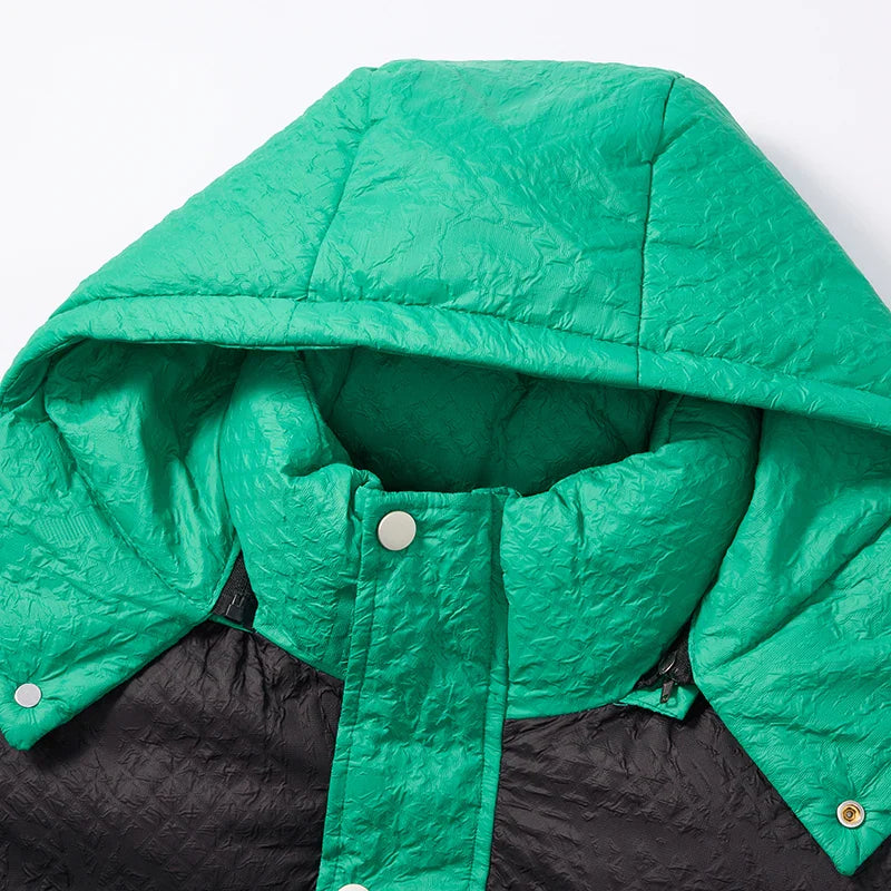 Ny herrparkas – Tjock varm vinterjacka med huva | Casual dunjacka