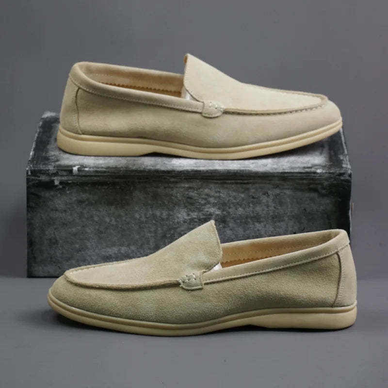 Klassiska Loafers Herrskor till sommar