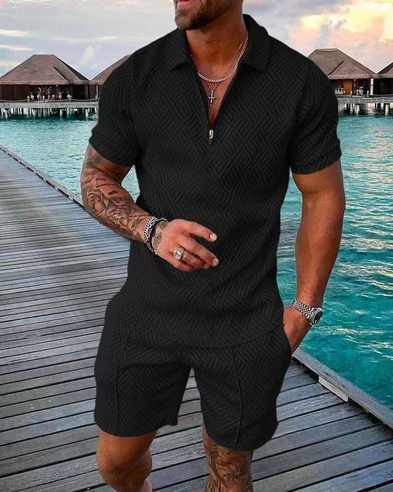 Herrskjorta Shorts Avslappnad 100% Bomull