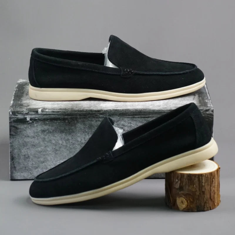 Klassiska Loafers Herrskor till sommar