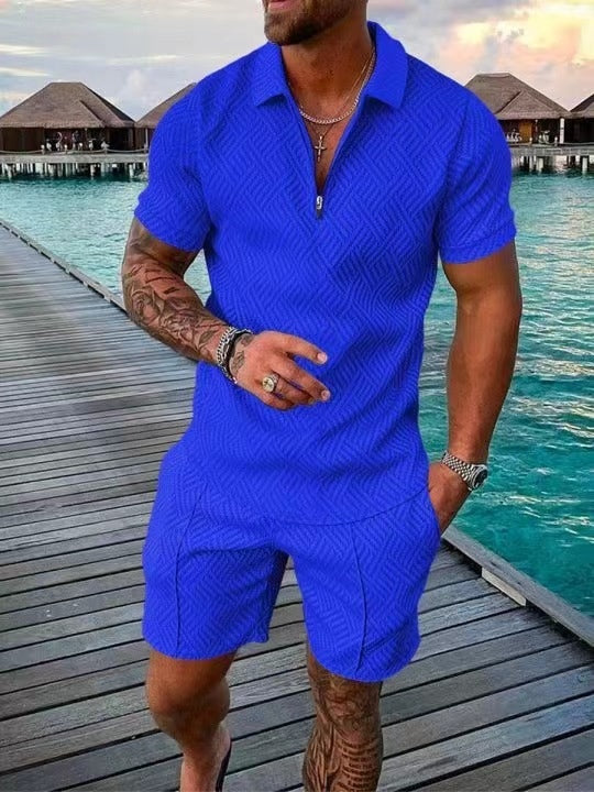 Herrskjorta Shorts Avslappnad 100% Bomull