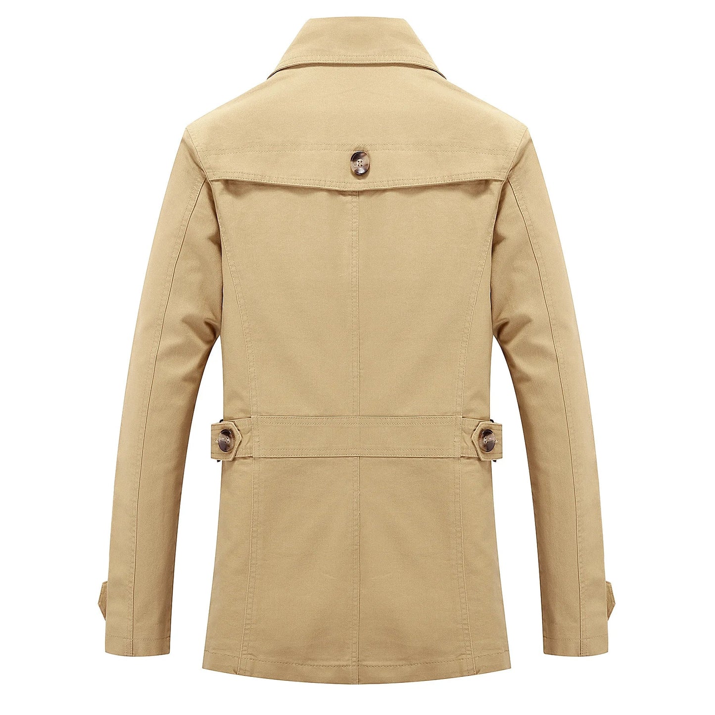 Herrar Lång Trenchcoat
