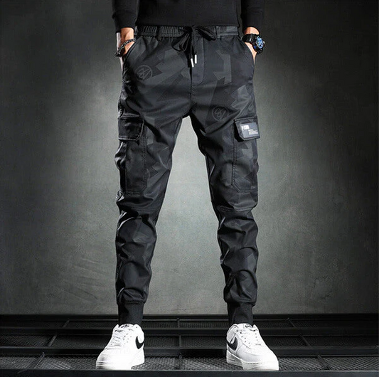 Herrbyxor Slim-Fit Polyester-Bomull för Formella och Avslappnade Tillfällen