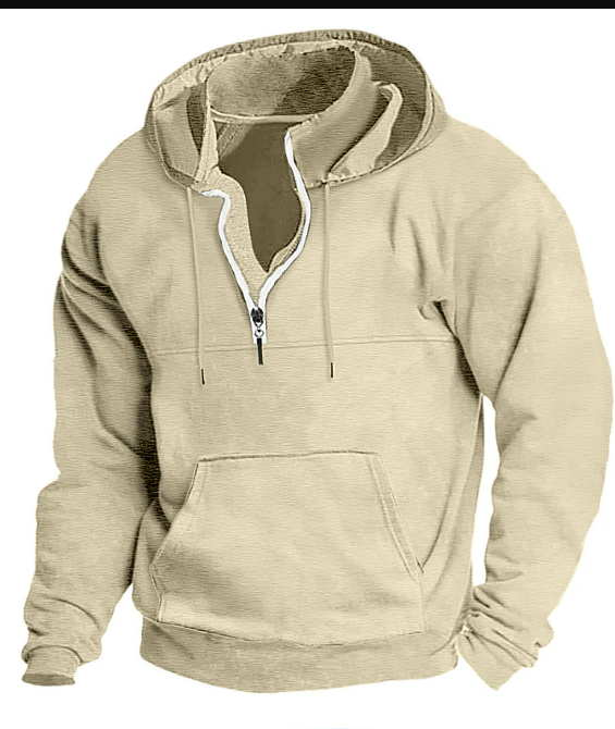 Herrar Hoodie Avslappnad Bomull för Fritid och Aktiviteter