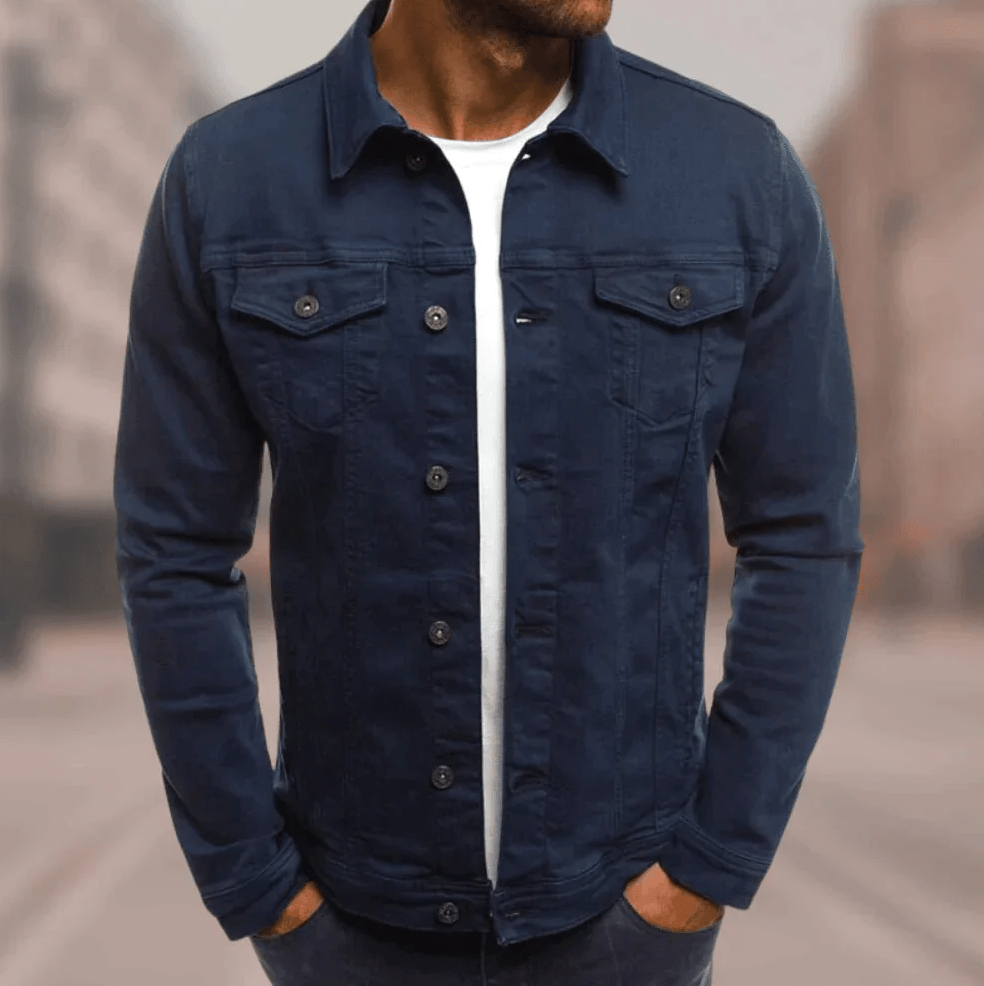 Saif | Trendig denimjacka för män