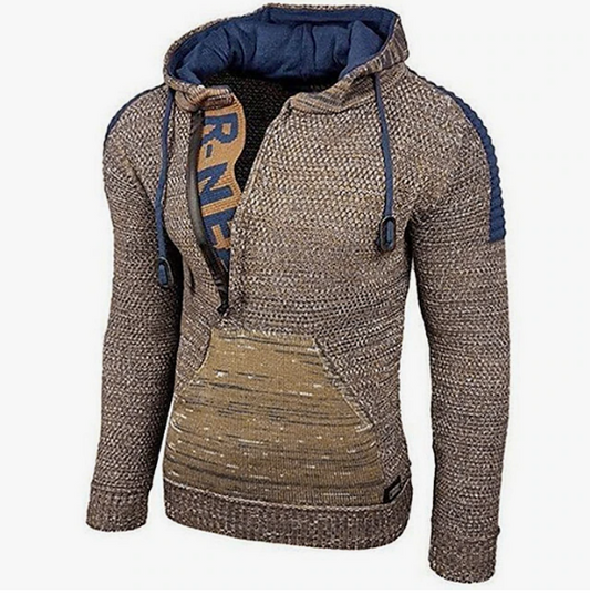 Herr Tröja Vintage Stil Varm Akryl