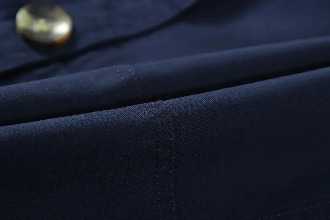 Herrar Lång Trenchcoat
