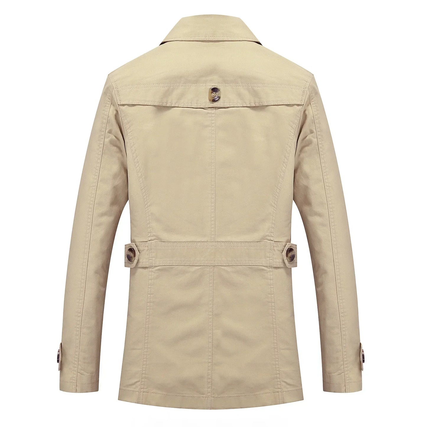 Herrar Lång Trenchcoat