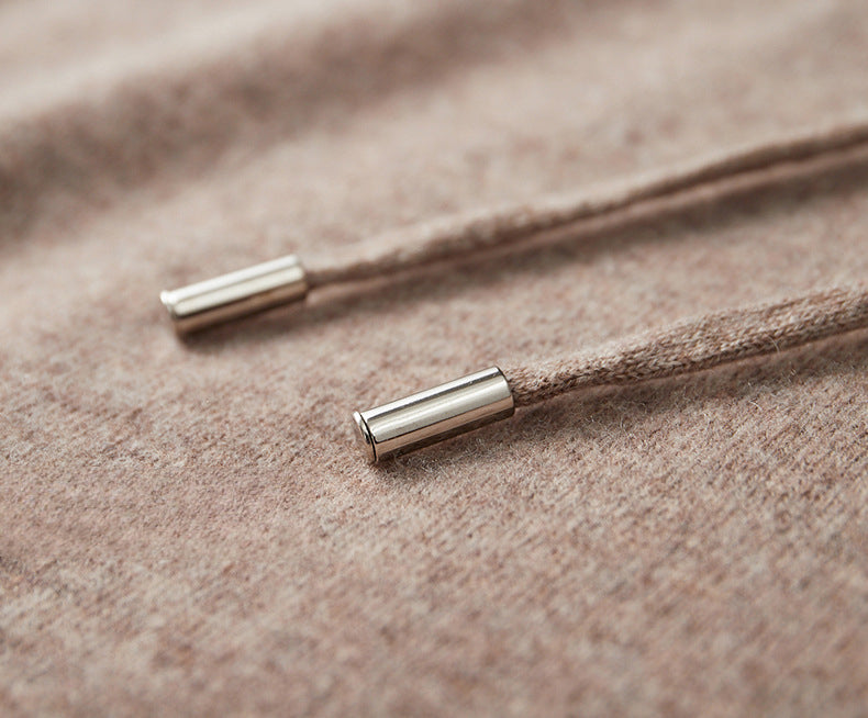 MERINO HOODIE BRUN