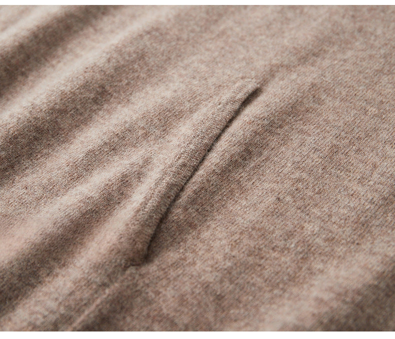 MERINO HOODIE BRUN