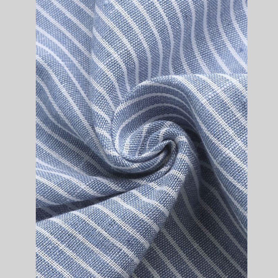 Herrskjorta Randig Modern Stil Bomull Polyester