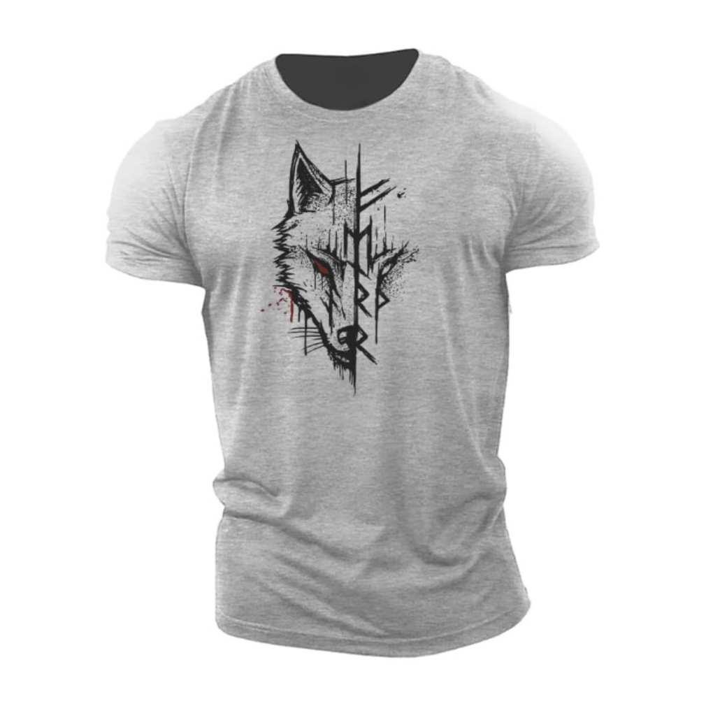 Herr-T-shirt med korta ärmar i mjukt tyg