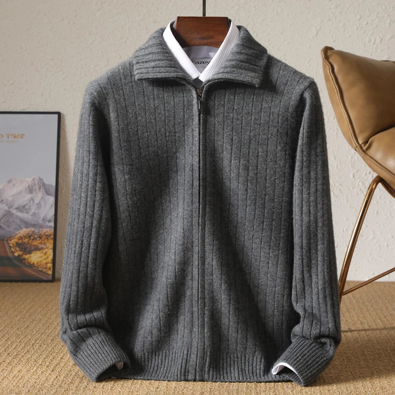 Stilfull cardigan för herrar
