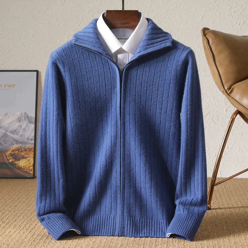 Stilfull cardigan för herrar