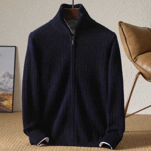Stilfull cardigan för herrar