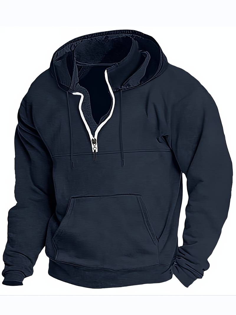 Herrar Hoodie Avslappnad Bomull för Fritid och Aktiviteter