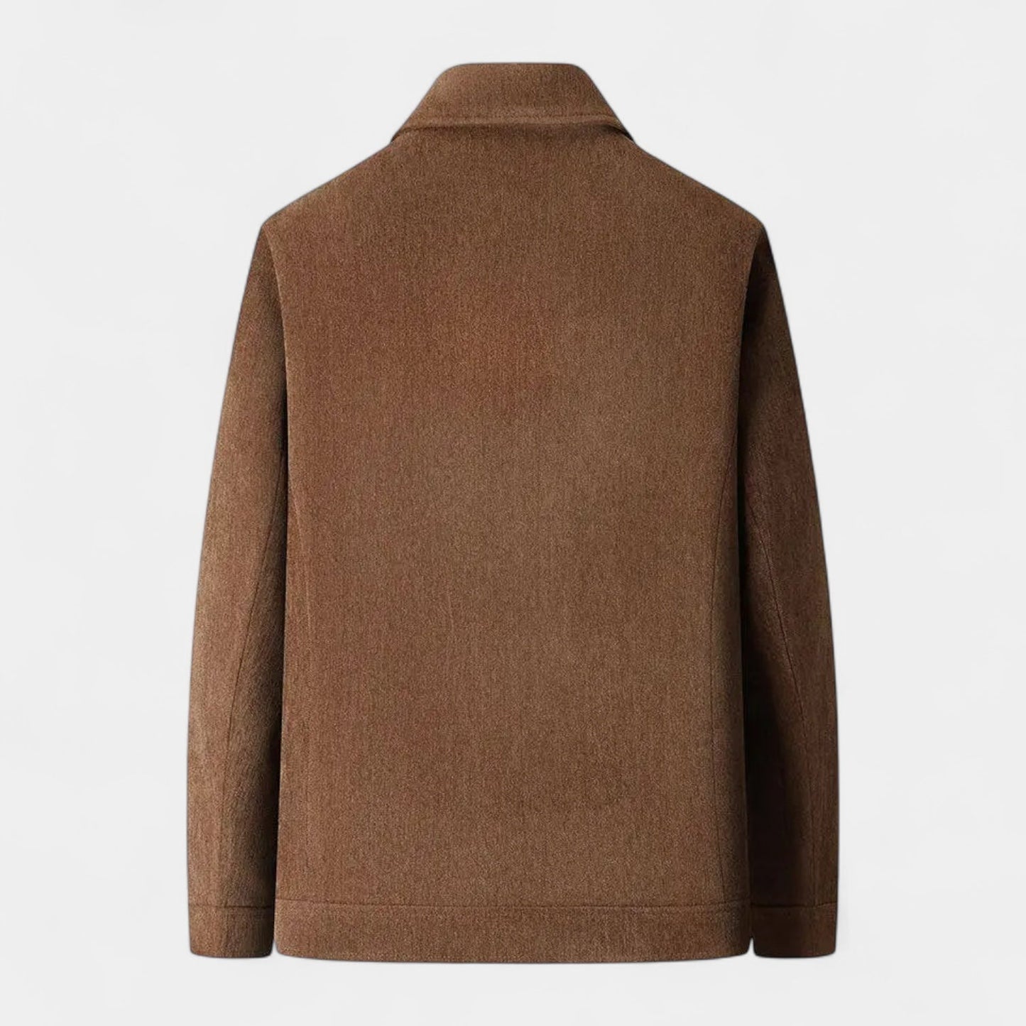 Norrskenberg™ | Herr Texturerad Harrington-Överskjorta | Tidlös & Mångsidig Design