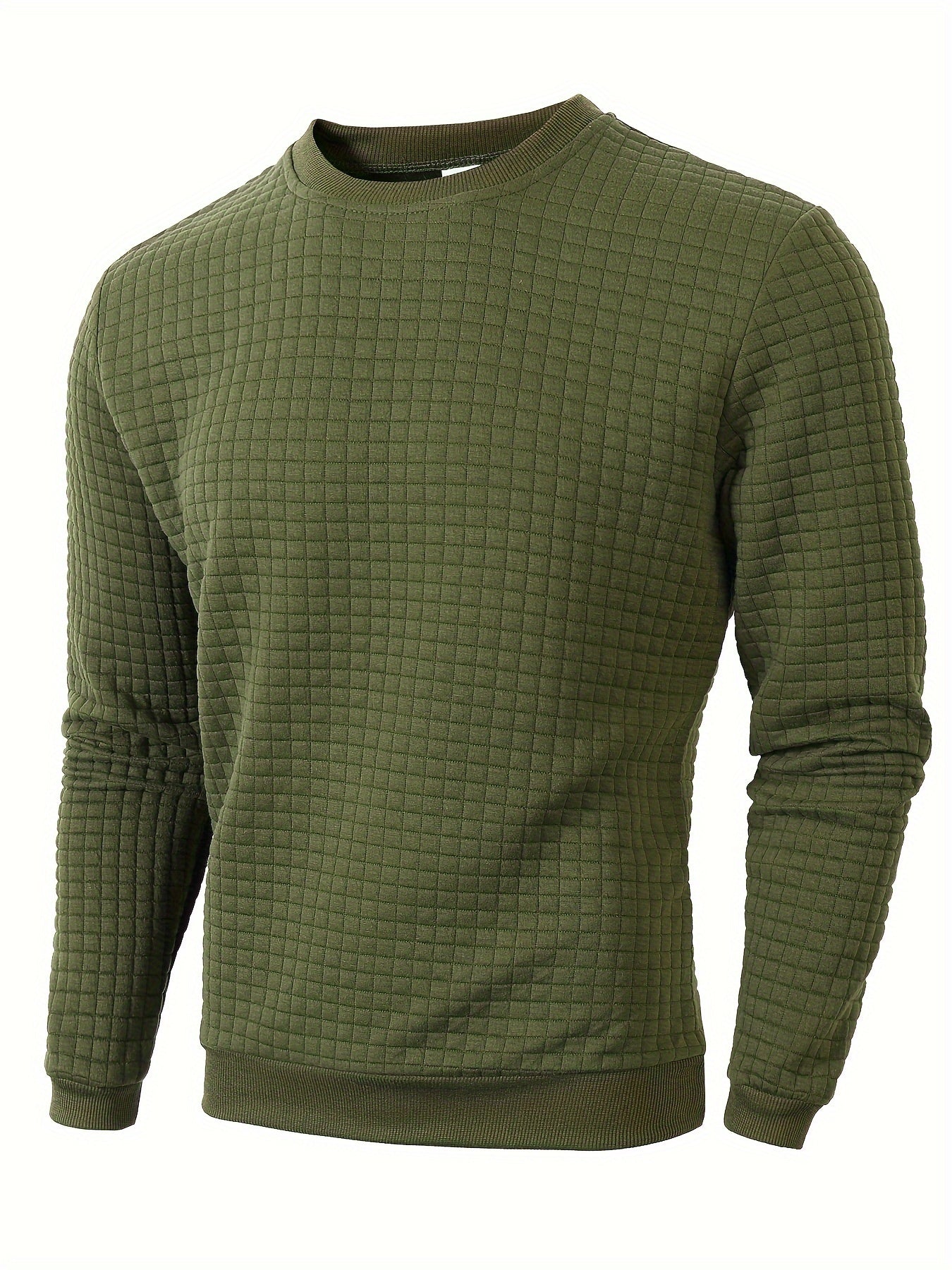 Casual Slim Fit Tröja för Herr | Perfekt för Höst/Vinter
