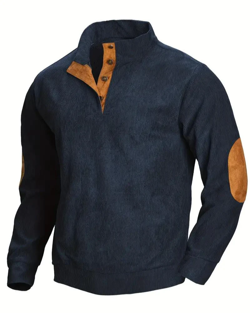 Hugo Herrpullover – Varm Vinterkrage för Män