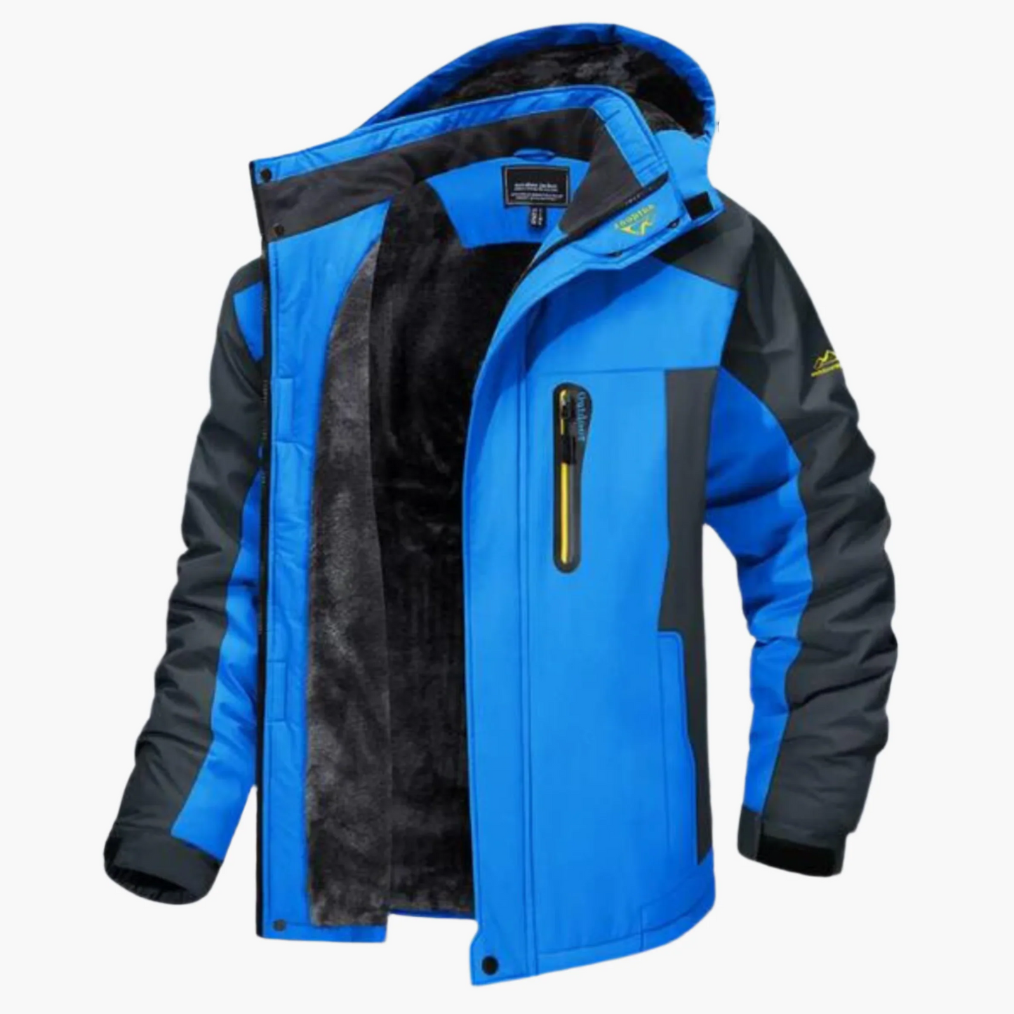 Herr – vinterjacka – sportig, funktionell outdoor-stil för kallt väder