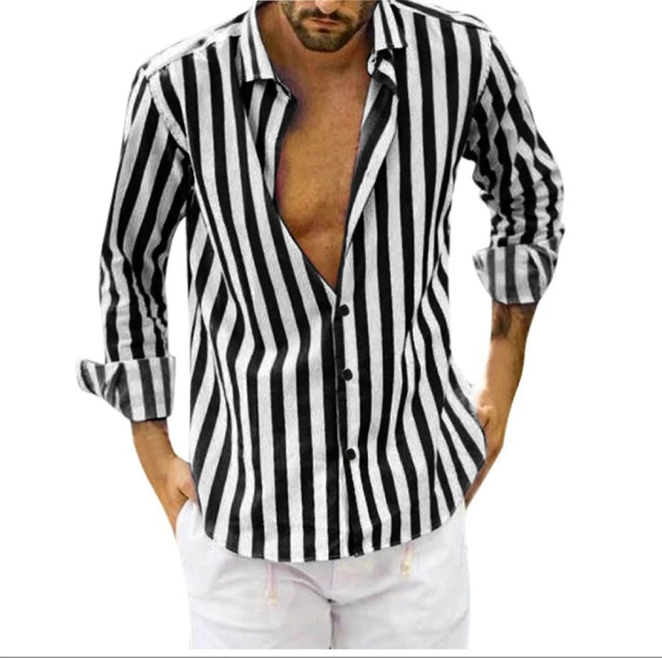 Elliott Polo Collar Striped T-Shirt – ett nyckelplagg för smart casual