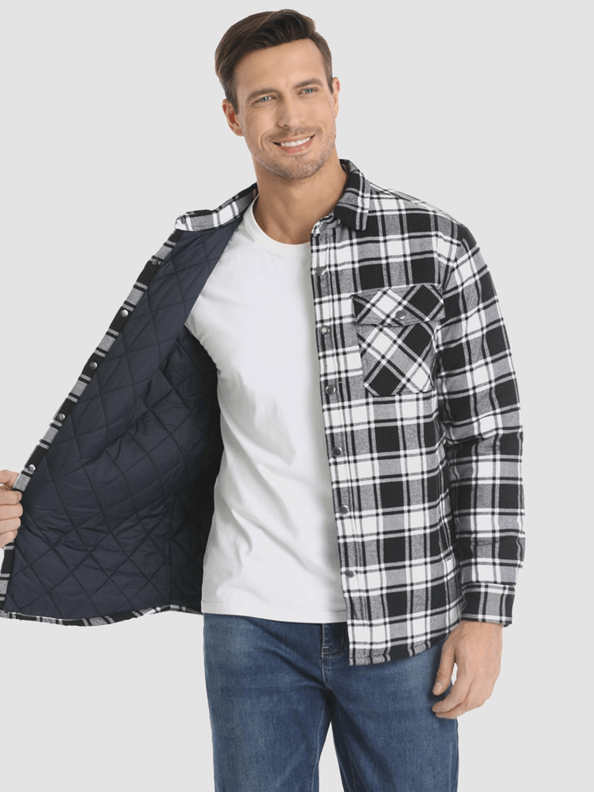 Makron | Stilfull flanelljacka för män
