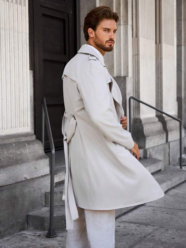 Rik | Trendig trenchcoat för män