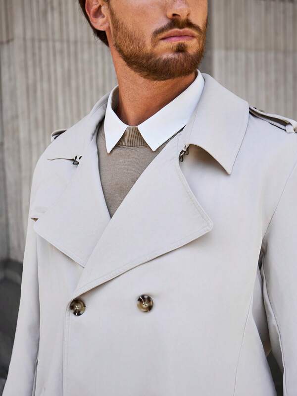 Rik | Trendig trenchcoat för män