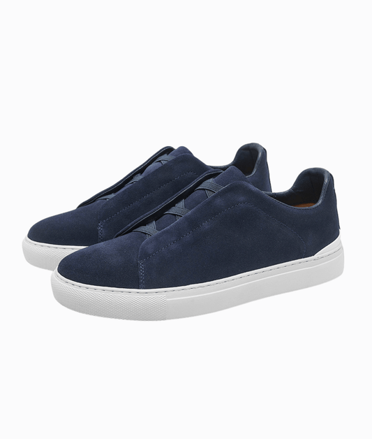 LACELESS SNEAKERS - Navy