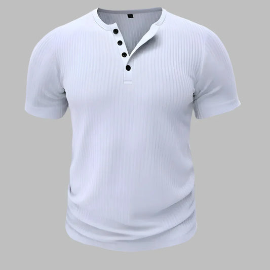 Herr-T-shirt med muskelfit