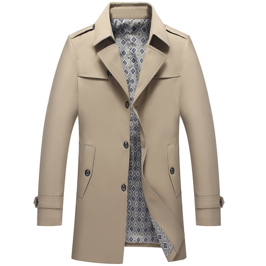 Maxi | Stilfull vinter trenchcoat för män