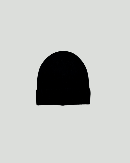 100% Cashmere Beanie Black