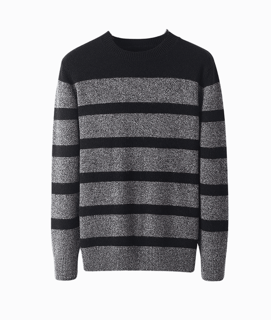 STRIPED CREWNECK