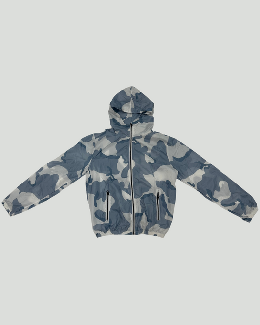 Camouflage Windbreaker Blue