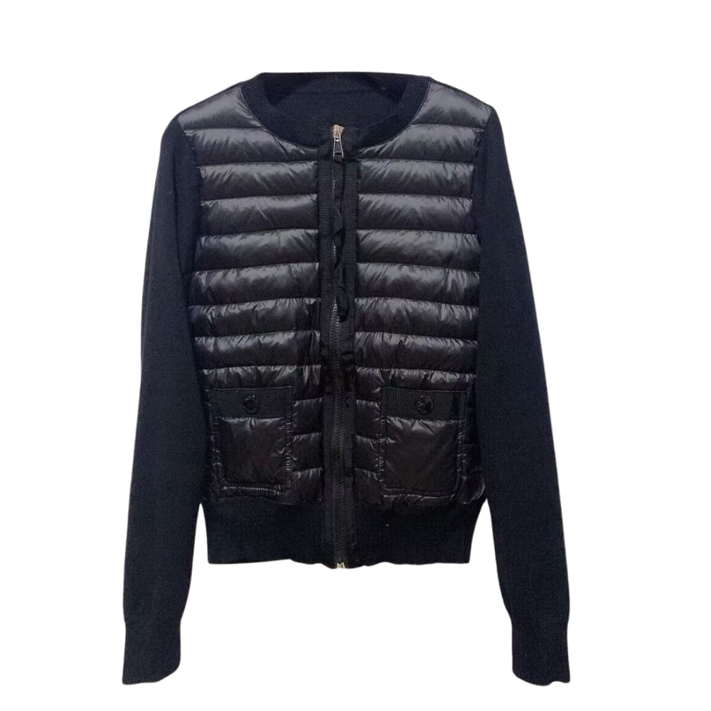 Paded Knit Cardigan