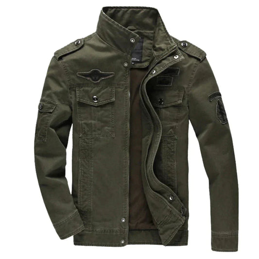 Långärmad motorcykeljacka för män | Casual Edge