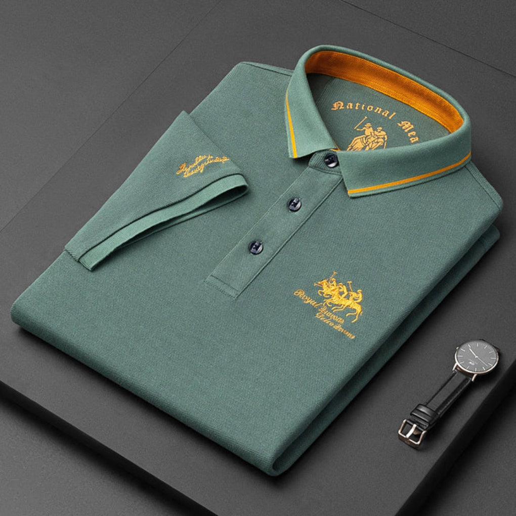 Herrpoloshirt i casual-modell
