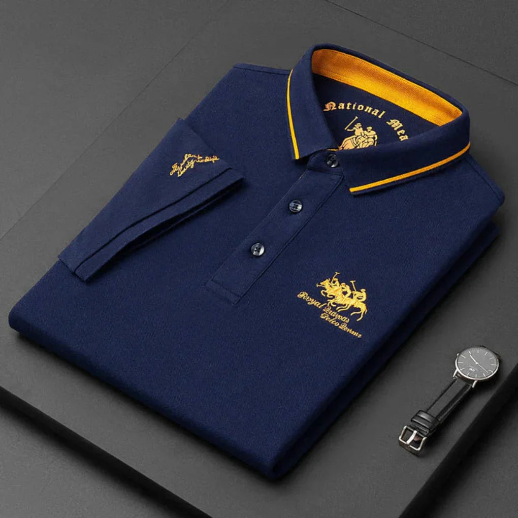 Herrpoloshirt i casual-modell