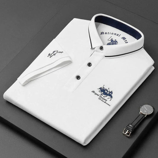 Herrpoloshirt i casual-modell