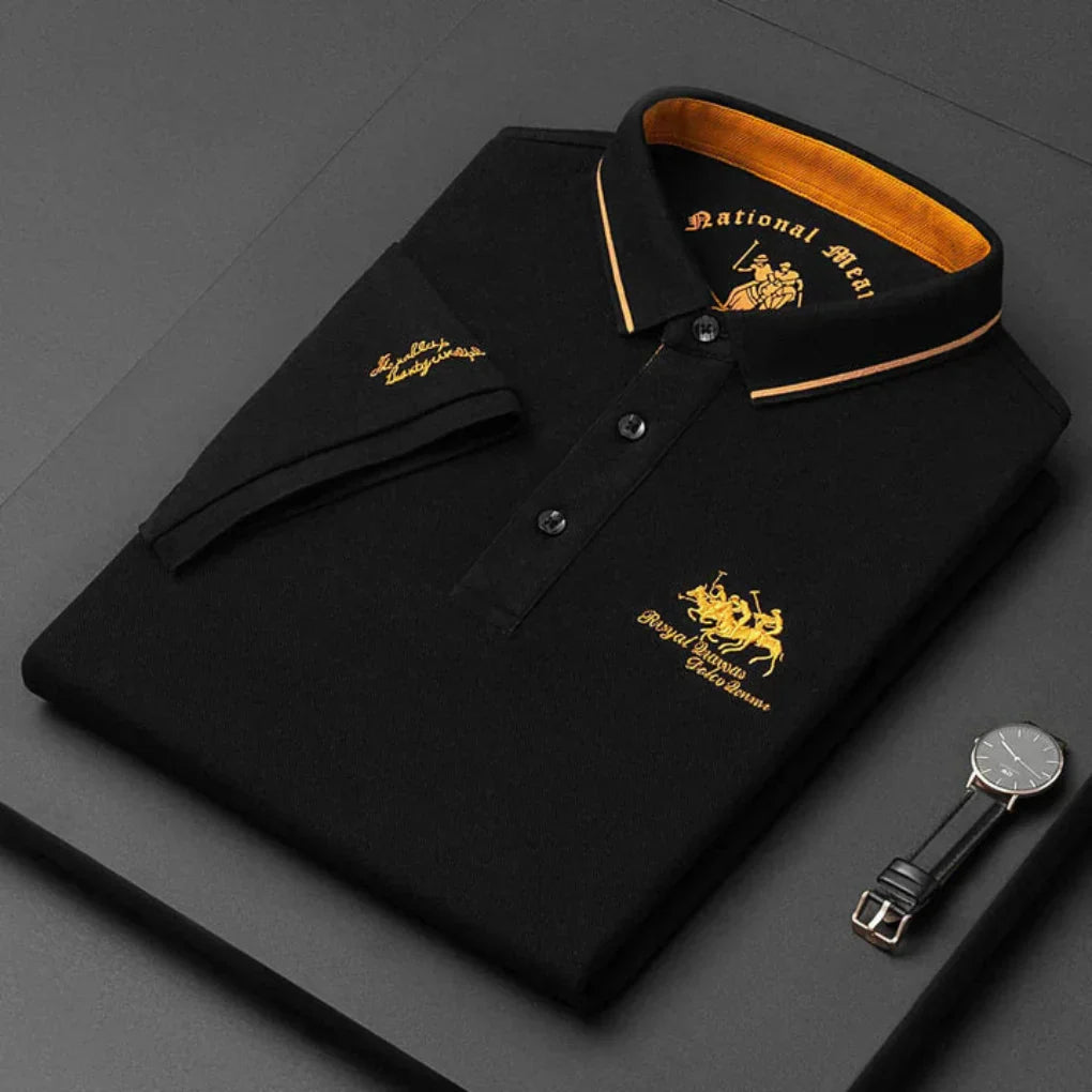 Herrpoloshirt i casual-modell
