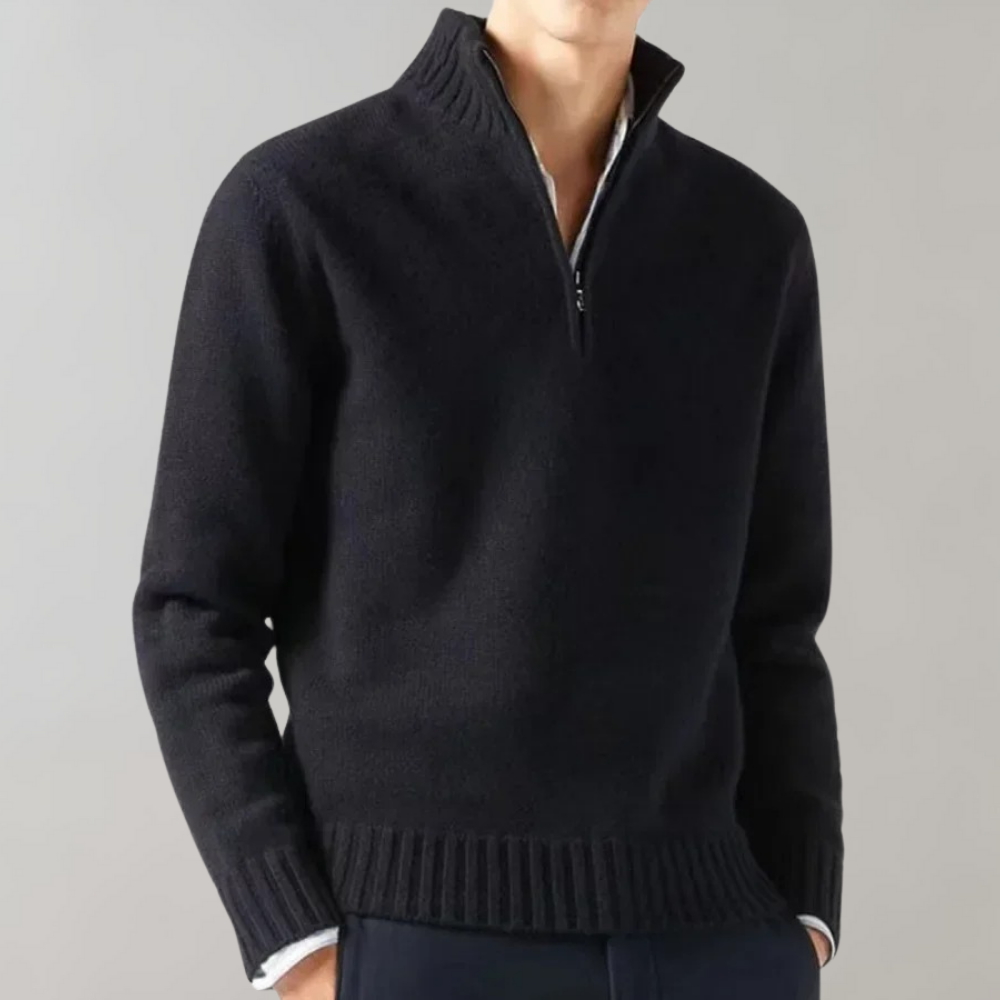 Fleece Zip Tröja för Herr | Perfekt för Utomhusaktiviteter