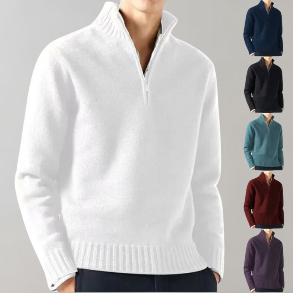 Fleece Zip Tröja för Herr | Perfekt för Utomhusaktiviteter