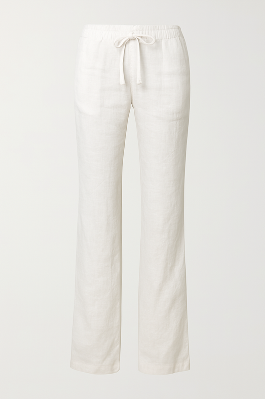 Low-waisted Linen Pants
